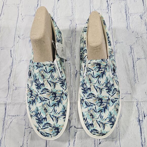 Nautica | Shoes | Nautica Mens Size 95 Candler Slip On Shoes  Nautica MENS SIZE 9.5 Candler Slip On Shoes Sneakers Green Blue Floral Palms